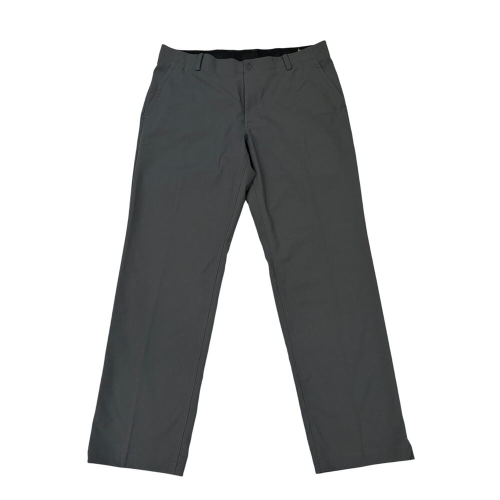 Nike Golf Pants Mens Sz 36x32 Gray Dri FIt Flex Core Performance Chino Athletic